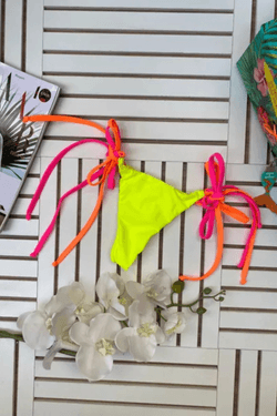 Calcinha Summer Neon Tirinhas