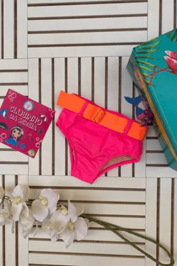 CALCINHA NEON INFANTIL